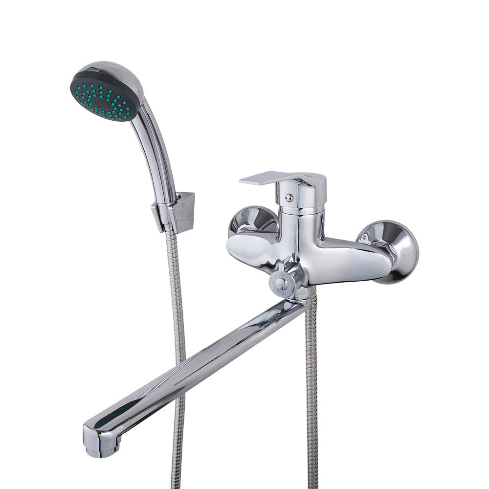 Змішувач для ванни FRAP F22063 з душовим гарнітуром, довгий Київ - фото 1