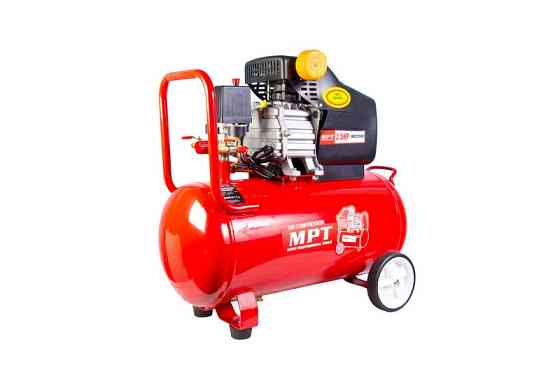 MPT Компресор MPT PROFI 50 л 2000 Вт/2.5 к.с. 2850 об/хв 140 л/хв 8 атм 2 виходи мідна обмотка Коломия
