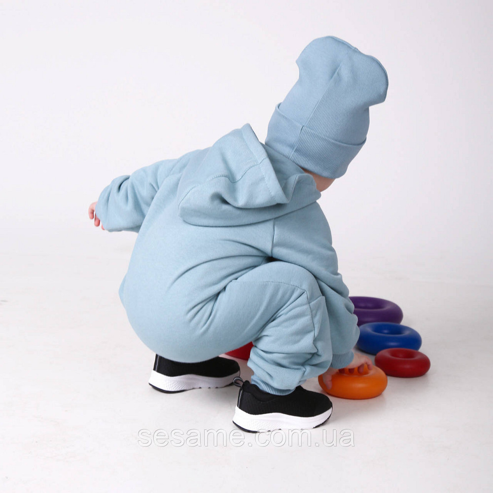 Комбінезон трикотажний ромпер Драйв Синій Харків - фото 3