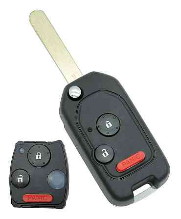 Викидний ключ Honda HON66, корпус під чіп 3кн Panic DKT0269 для перероблення зі звичайного в бросовий Київ