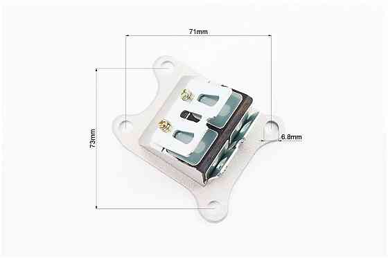 Клапан пелюстковий карбюратора Honda AF-34 (під 4 болти, корпус метал), від 5шт -10% Киев