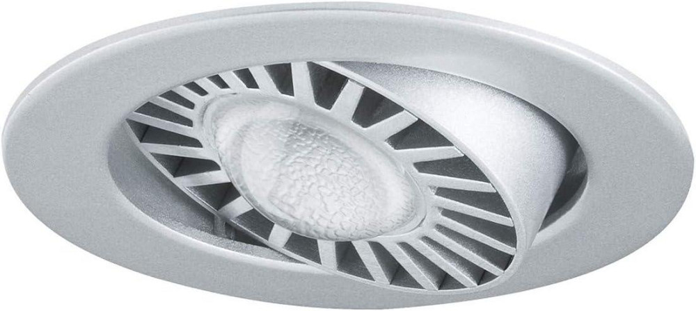 Вбудований LED світильник Paulmann 92512, 6.5 Вт, поворотний 30°, хром матовий, алюмінієвий корпус, 3000 К Київ - фото 2