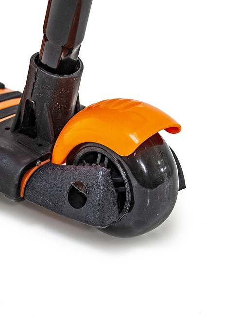 Самокат із захисним бампером Scooter "Божа Корівка" 5 в 1. Помаранчевий Одеса - фото 4