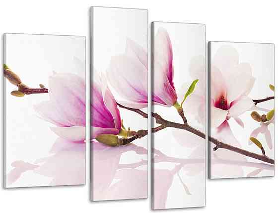 Модульна картина Квіти Магнолія Art-14_4 Київ