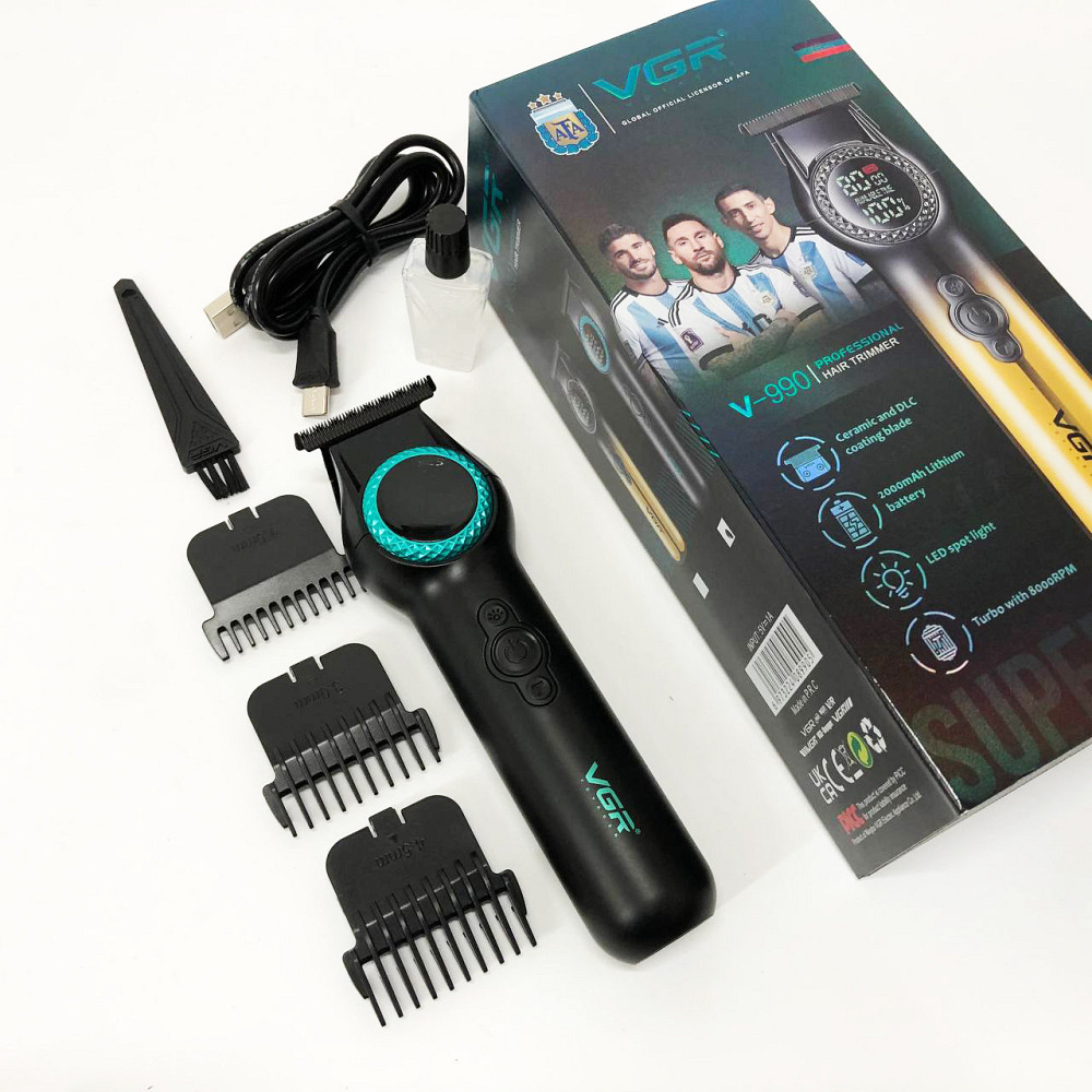 Стильная машинка для стрижки, Профессиональная бритва-машинка для стрижки волос, Триммер беспроводной OH-91 Львов - изображение 6
