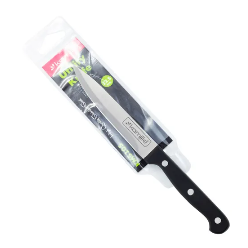 Ніж універсальний лезо 12см/ручка 10см нержавіюча сталь з бакеліт.ручкою 5105 KAMILLE Житомир - фото 5