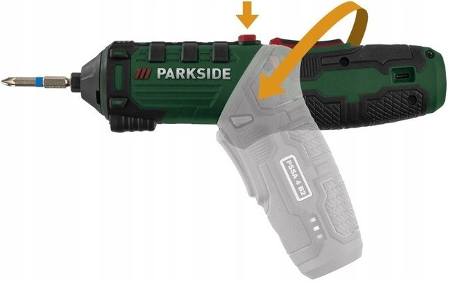 Акумуляторна викрутка поворотне руків'я 26 біт із кейсом Parkside (PSSA 4 B2) Нововолинськ - фото 4