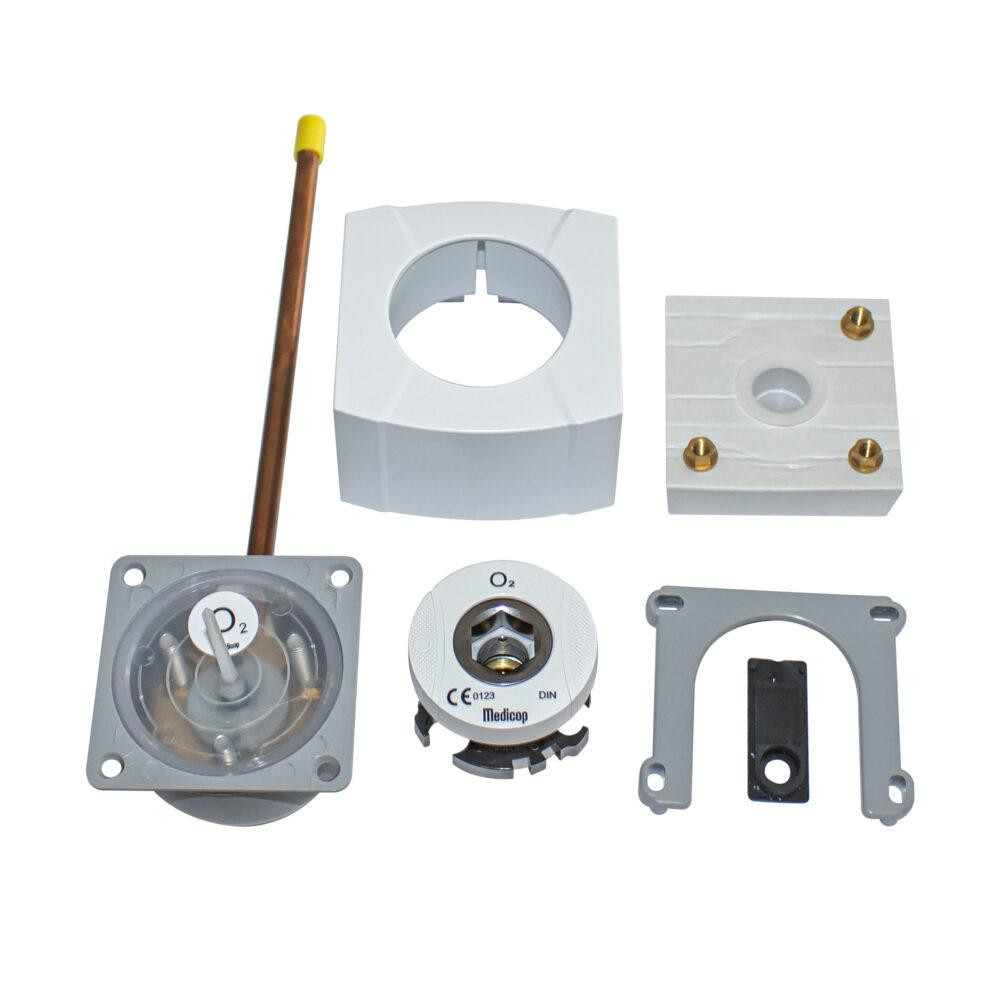 Розетка газова SMARTLET; DIN, кисень (настінна), 1035001 Дніпро - фото 3