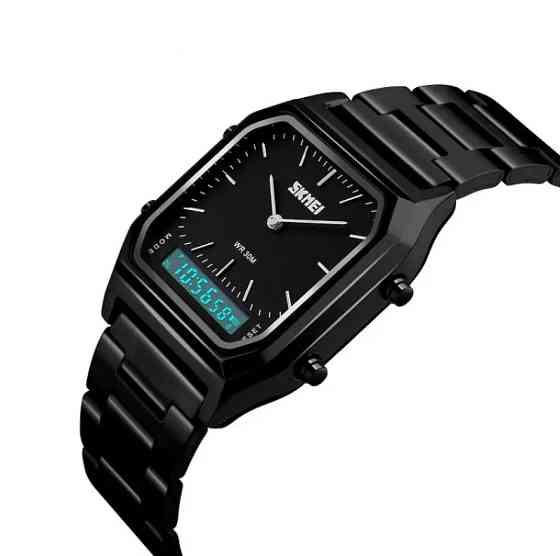 Наручний чоловічий годинник Skmei 1220 Tango Чорні Вінниця