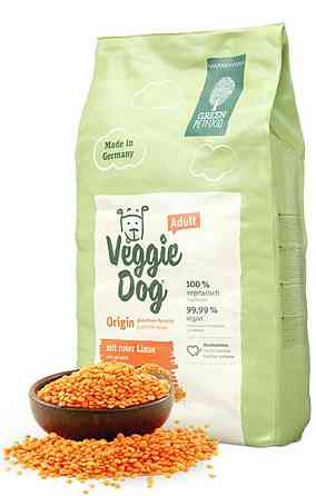 Green Petfood VeggieDog Origin Adult (Грін Петфуд ВеггіДог) вегетаріанський корм для собак із сочевицею Запоріжжя