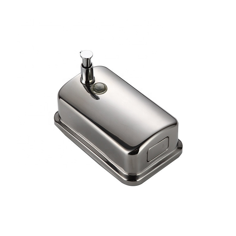 Дозатор для жидкого мыла металлический настенный 500 мл Zerix LR401 (ZX2714) Черновцы - изображение 4