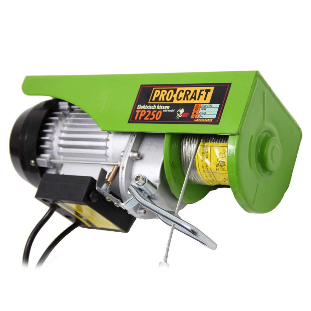 Подъемник-тельфер электрический Procraft 250 кг 20 м 540 Вт, Грузовой электрический подъемник, подъемник автомобильный Львов - изображение 12