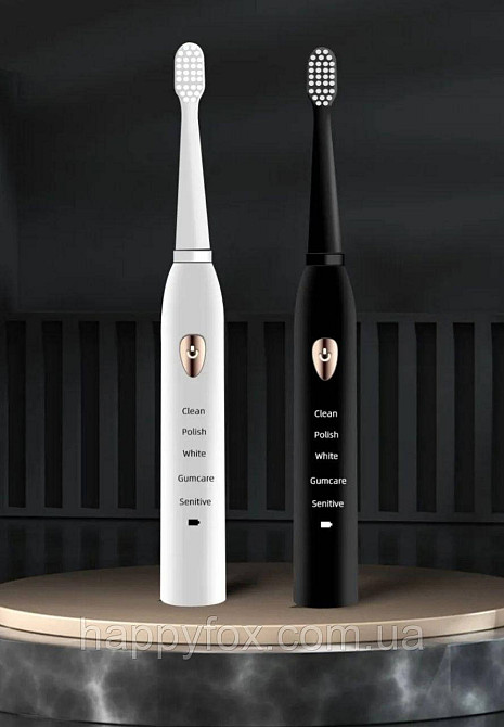 Електрична зубна щітка з 3 запасними насадками.USB зарядка. Львов - изображение 1