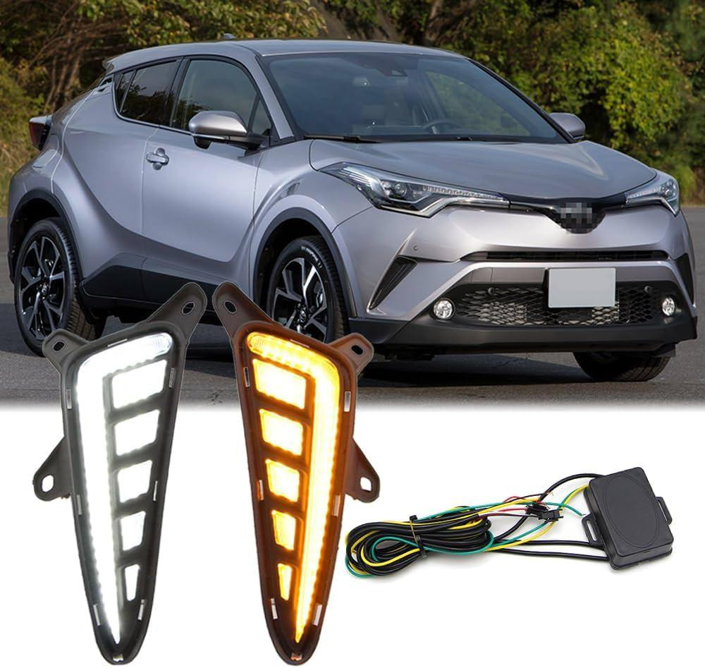 Toyota C-HR  LED  денні  ходових вогнів  з фунцією поворота DRL у передній бампер тип WY (WY-D-51) Киев - изображение 1