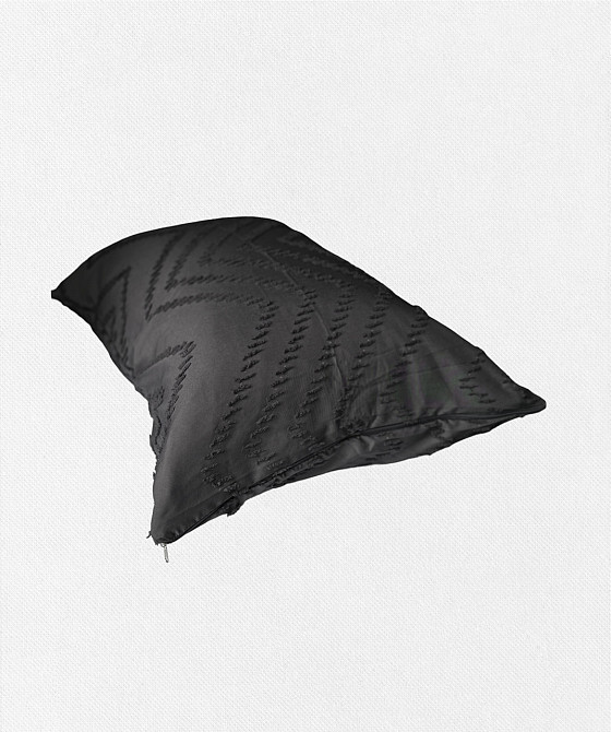 Ecotton Комплект декоративних наволочок Ecotton 70х70 см на змійці Grey графіт Киев - изображение 2