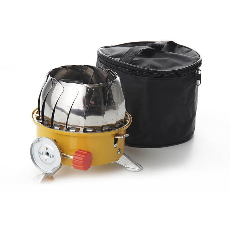 Портативная газовая плита Тюльпан с защитой от ветра 210*210*100мм Харьков - изображение 2