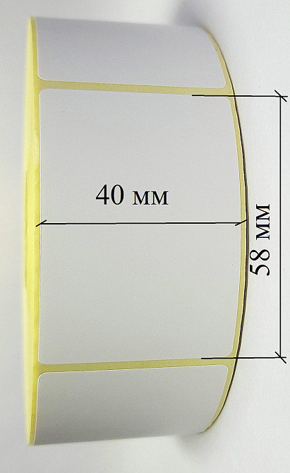 Термоэтикетка ECO 40мм х 58мм /500 шт Павлоград - изображение 3