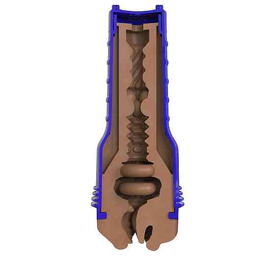 Мастурбатор-ротик Fleshlight Boost Blow Medium Dark Flesh, плаваючі кільця Turbo Tech Sex Aura Київ