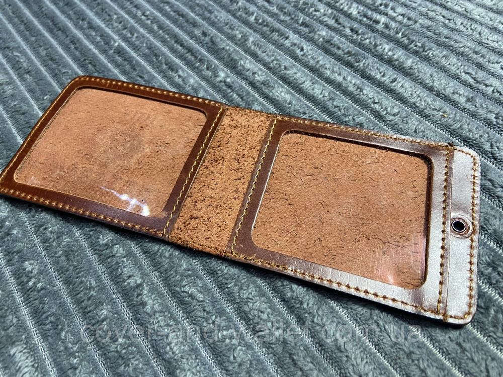 Шкіряна обкладинка ветеран НПУ (Національної поліції України) Київ - фото 5