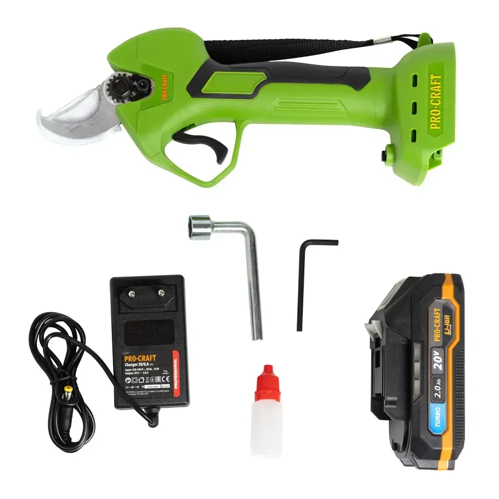 Акумуляторний секатор 20 В 2Ач,Секатор акумуляторний безщітковий 2026 р,Акумуляторний секатор для робіт у саду Львів - фото 10