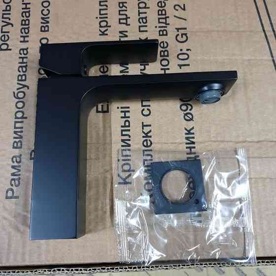 Смеситель для раковины Volle LEON de la noche черный/матовый 1511.010104 Киев