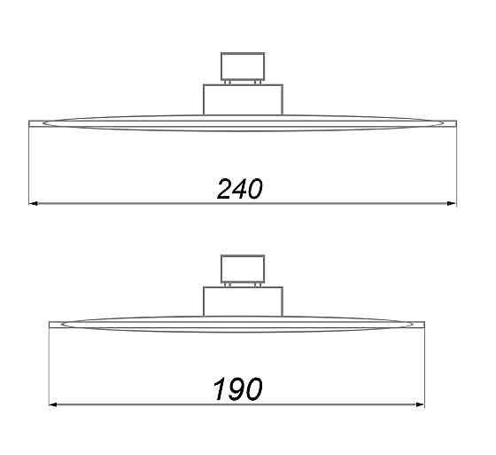 Душова лійка TOPAZ SARDINIA TP-240 Луцк
