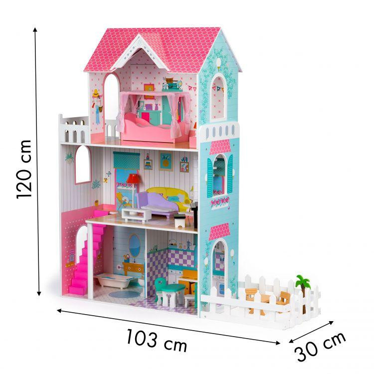 Кукольный домик деревянный игровой для Барби AVKO Вилла Севилья + кукла Киев - изображение 10