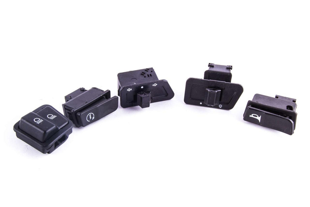 Кнопки руля (набор) мопед Актив Мукачево - изображение 1