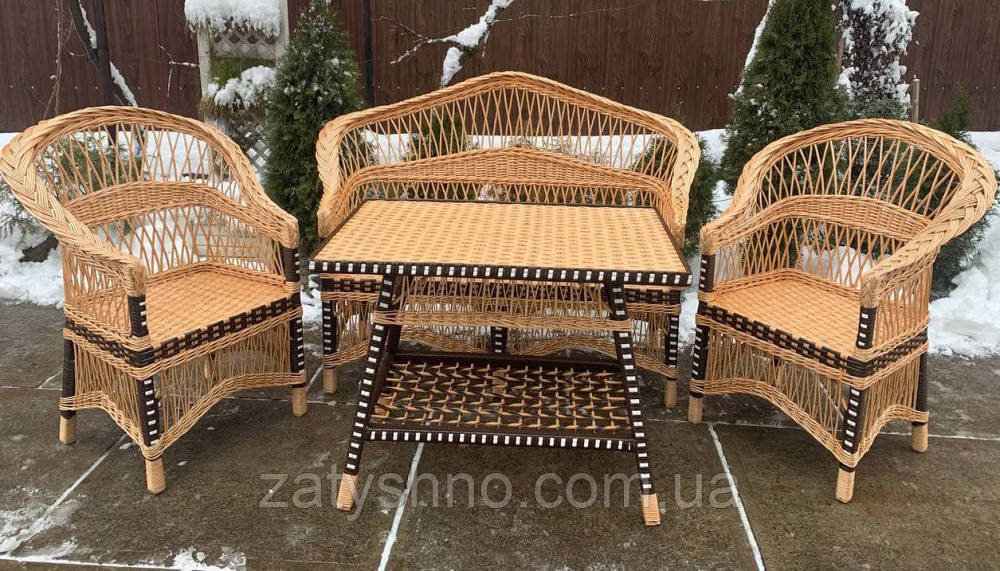 Набор плетеной мебели с ротанга Киев - изображение 4