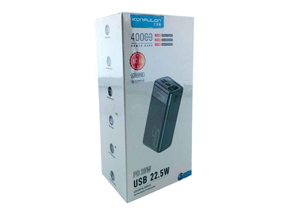 Power Bank 40000mAh A21SQ 10323 ТМ Konlulon Київ - фото 1