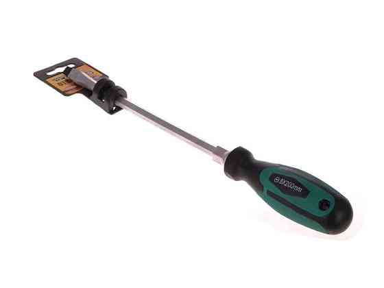 Отвертка усиленная плоская SL 8x200 45-8820 ТМ MASTER TOOL Solmir Киев