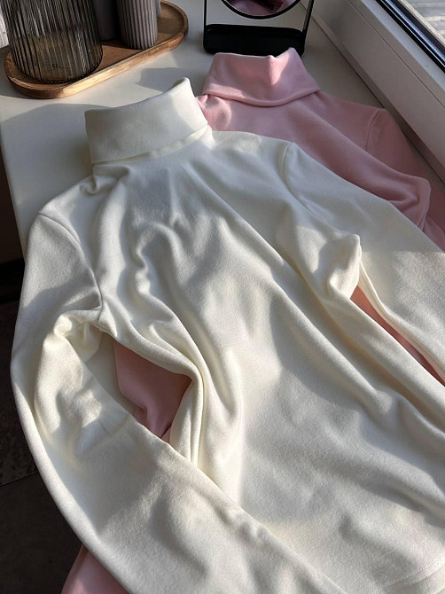 Жіночий теплий базовий гольф ангора на флісі Одеса - фото 3