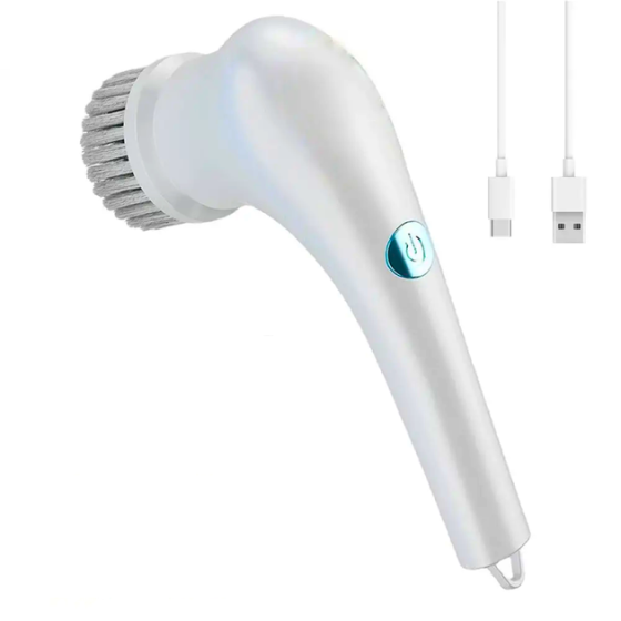 Уцінка Електрична щітка для прибирання Magic Brush, бездротова, акумуляторна/USB, 3 насадки, для ванної та кухні Київ
