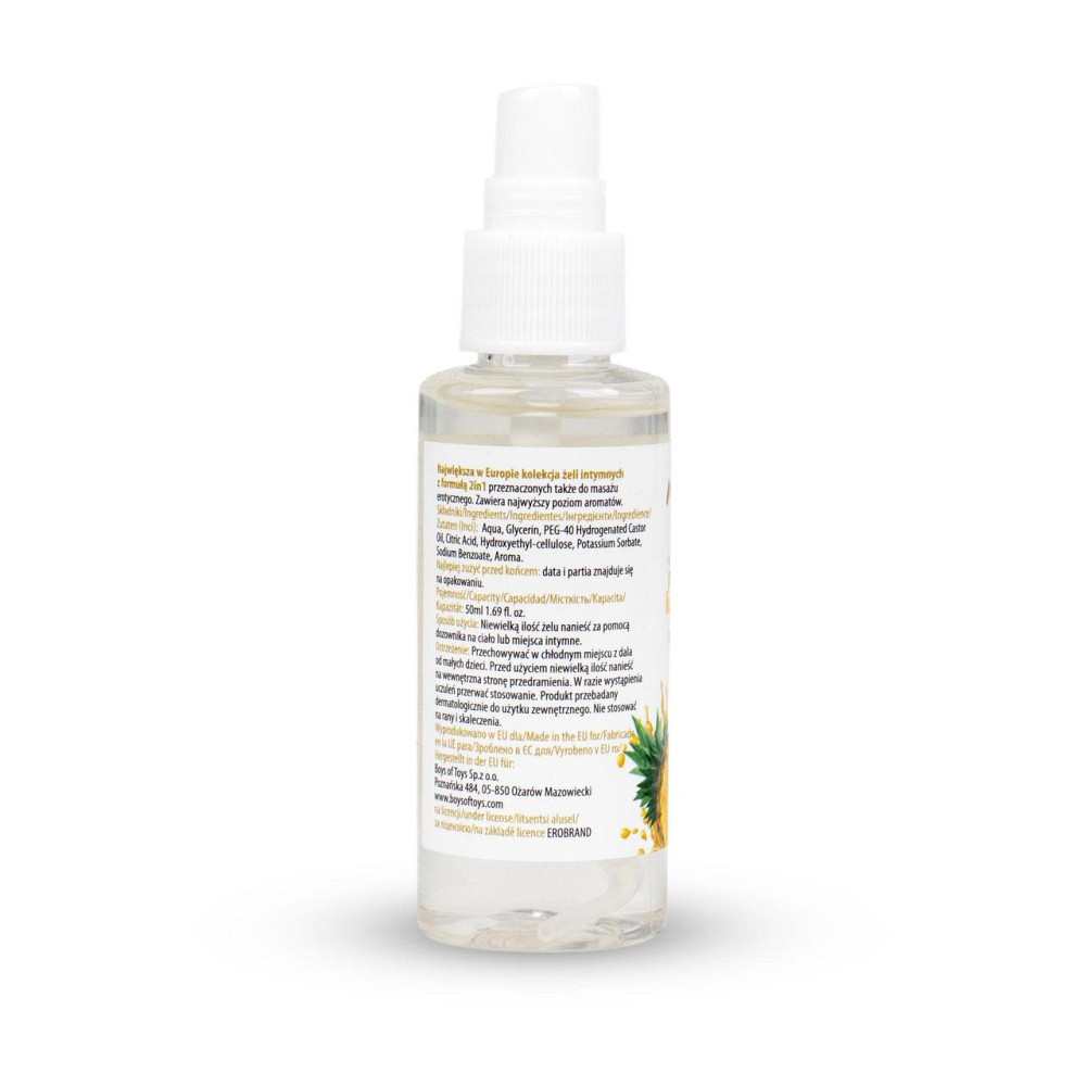 2в1 лубрикант та масажний гель - MyLove Aroma Series Intim&Massage Pineapple, 50 мл Sex Aura Київ - фото 4