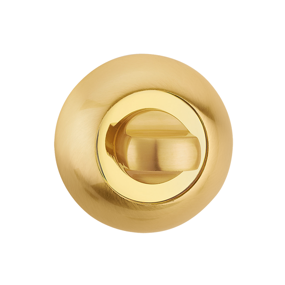 НАКЛАДКА ПІД WC T3 PB/SB ПОЛІРОВАНА ЛАТУНЬ/МАТОВА ЛАТУНЬ Київ - фото 1