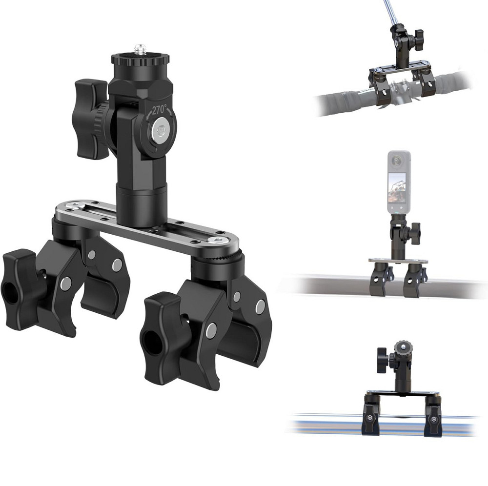 Кріплення для Insta360 на мотоцикл баггі квадроцикл подвійний краб AC Prof AL-51 Київ - фото 3