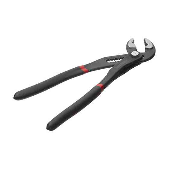 Кліщі сантехнічні 250 мм, кована сталь 40CrV, двокомпонентні рукоятки, STORM INTERTOOL NT-0166 Київ