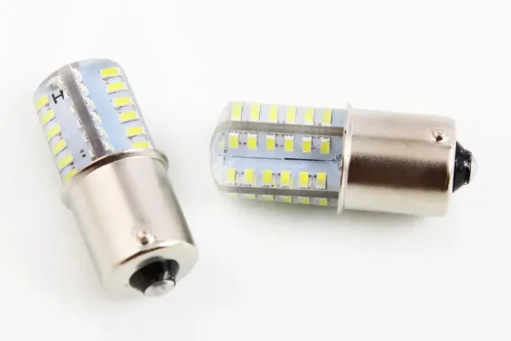 Лампа диодная 12В T25  48-SMD 3014 силикон Cyclone 624лм (2 шт.) Винница