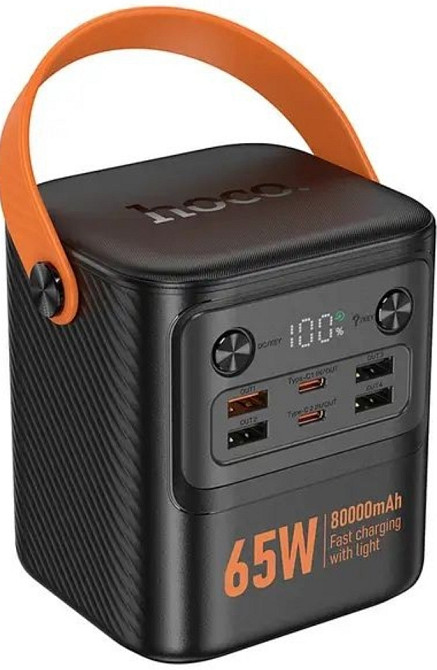Павербанк зі швидкою зарядкою 65W 80000mAh HOCO J152 Pro є ОПТ Київ - фото 8