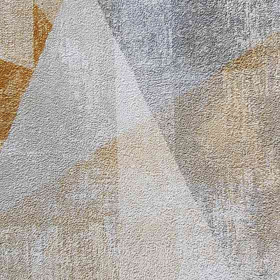 Шпалери вінілові на флізелін Rasch Linares 0.53х10 геометрія абстракція розмиті фігури жовті сірі 617948 Київ