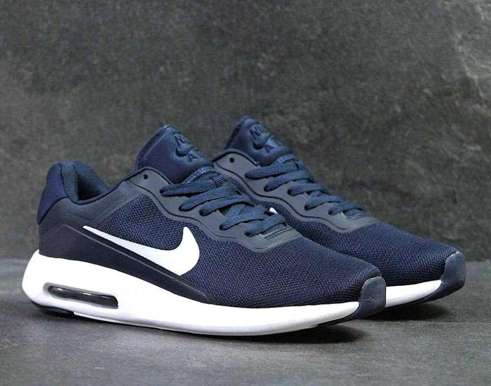 Мужские Кроссовки Nike 90 Синие Найк с Амортизацией Тканевые (размеры: 41,42,43,44) - 535-4 Днепр - изображение 7