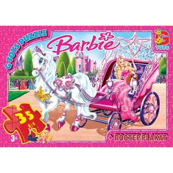 Пазли 35 елем."G-Toys""Barbie", шт Київ