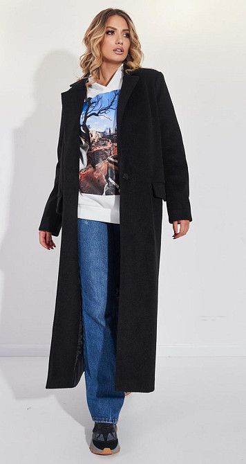 Пальто Лама длинное (44) Киев - изображение 2