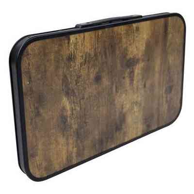 Туристичний стіл Bo-Camp Woodbine Compact 56x34 cm Black/Wood look (1404190) (DAS303264) Вінниця