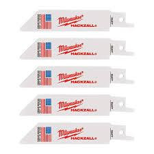 Полотно для шаб. пили HACKZALL MILWAUKEE, 100 мм/крок зуба 1,0 мм, (5 шт.), (вуніверсальні) Одеса - фото 1