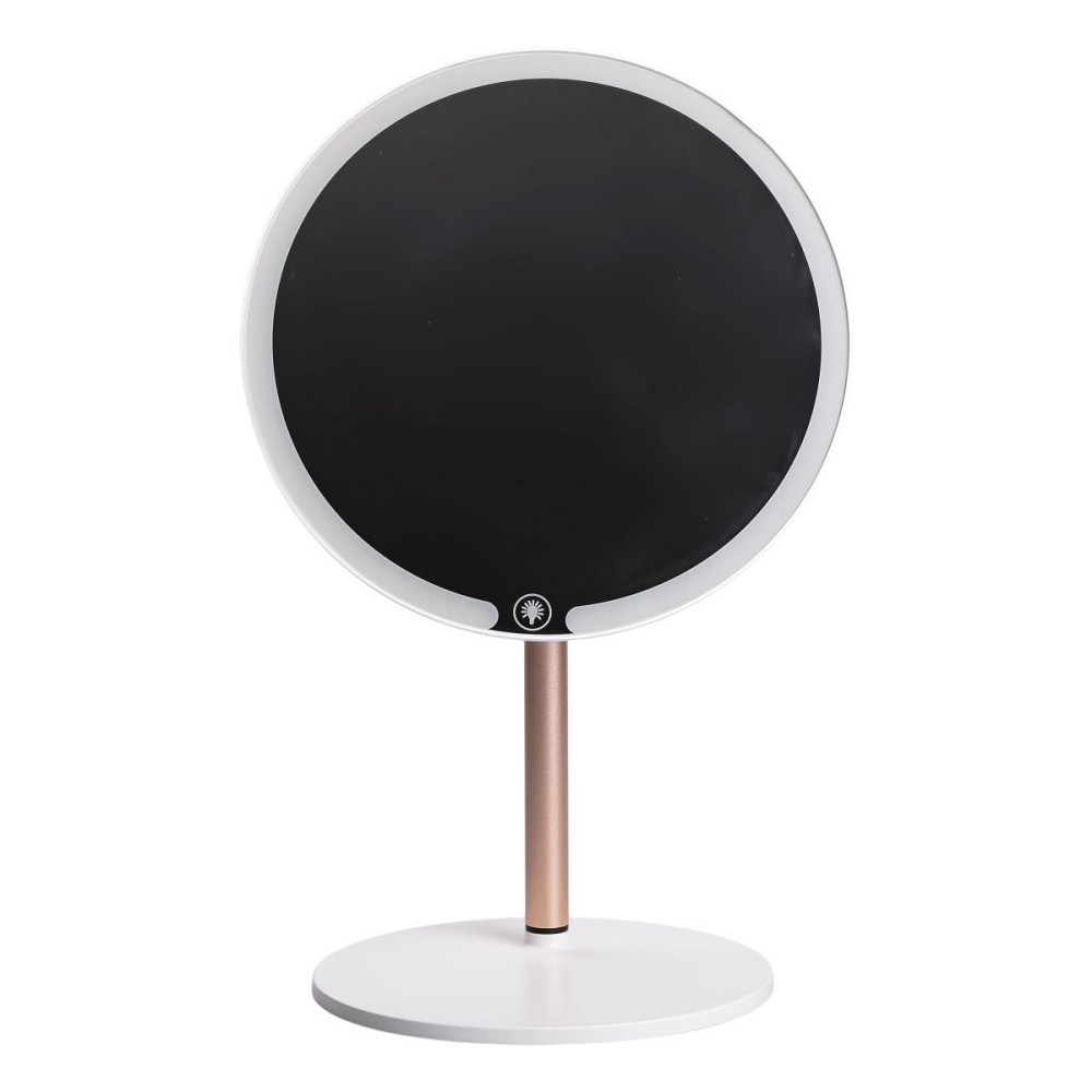 Yiwu Дзеркало косметичне з підсвічуванням кругле настільне Ø21 см для макіяжу Біле HP-10-7AW Коломыя - изображение 1