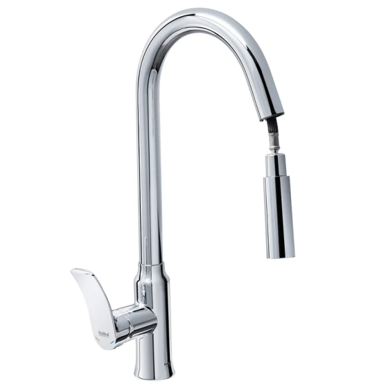 Змішувач для кухні Haiba Bolero 014 з висувною лійкою   ( HB9591 ) 38259 Харків