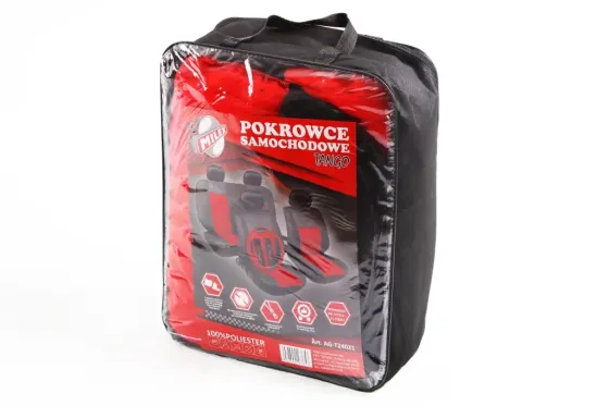 Чехли на сідниці Milex Tango червоні (3 шт.) + оплетка на кермо/ремні Вінниця