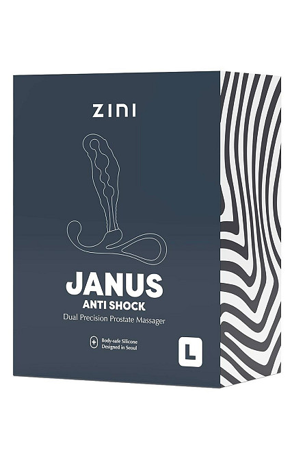 Массажер простаты рельефный, L, Zini черный, 11.7 х 3.3 см Sex Aura Киев - изображение 3