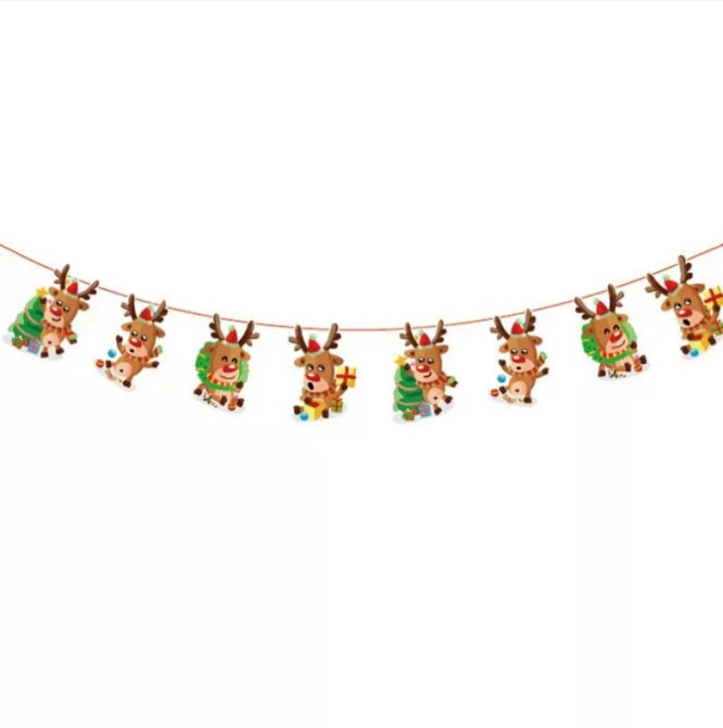 Новогодняя гирлянда Олени 280 см разноцветный Киев - изображение 2